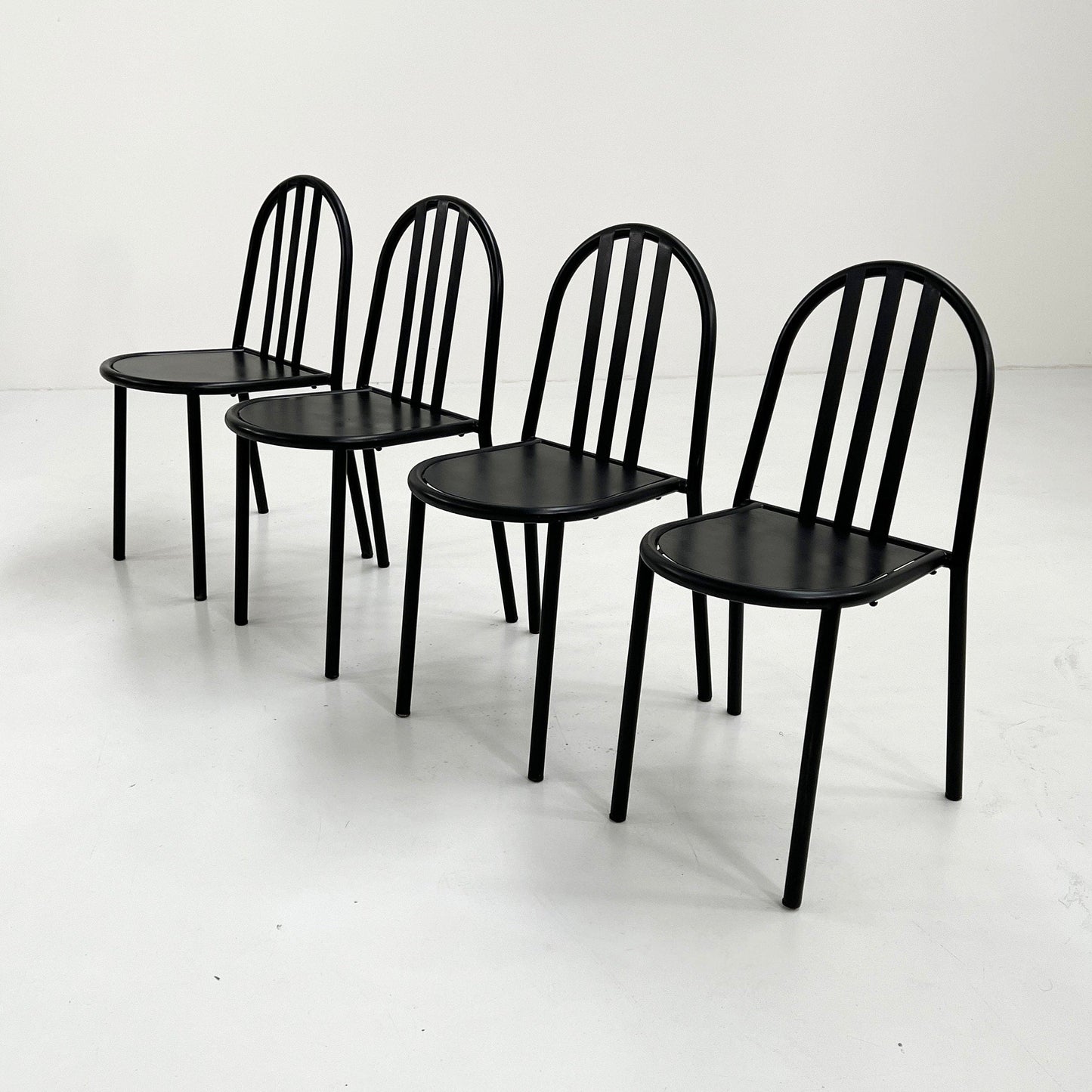 Ensemble de 4 chaises No.222 par Robert Mallet-Stevens pour Pallucco Italia, 1980s