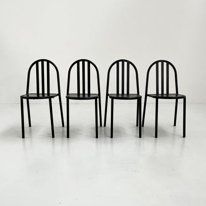 Ensemble de 4 chaises No.222 par Robert Mallet-Stevens pour Pallucco Italia, 1980s