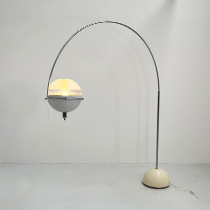 Lampadaire Focus Arc de Fabio Lenci pour Guzzini, vintage 1970