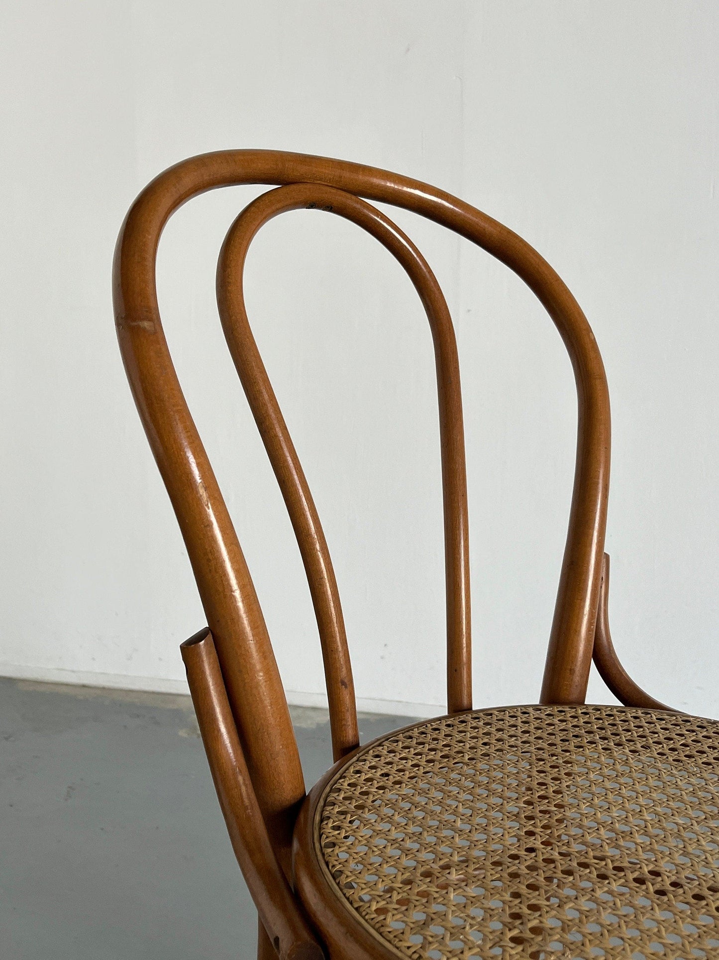 Thonet Vintage Bois Courbé No. Chaise de bistrot de style 18, années 1950 / chaise de salle à manger de café vintage