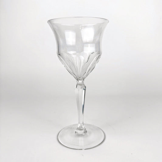 9x Vintage Kristall Glas Sekt / Champagner / Wein Gläser Mid Century GlasSchliff 60er 50er geschliffen bleikristall - 2nd home
