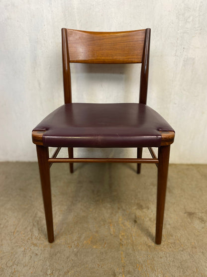 1 of 8 Teak Chairs Design Georg Leowald Vintage