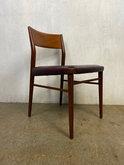 1 of 8 Teak Chairs Design Georg Leowald Vintage