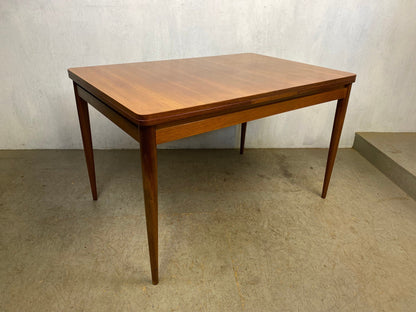 Extendable teak dining table in minimalist design Vintage