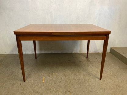 Extendable teak dining table in minimalist design Vintage