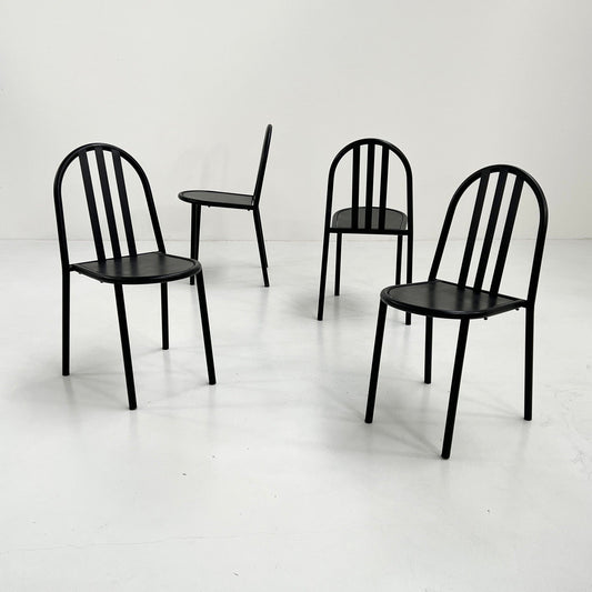 Ensemble de 4 chaises No.222 par Robert Mallet-Stevens pour Pallucco Italia, 1980s