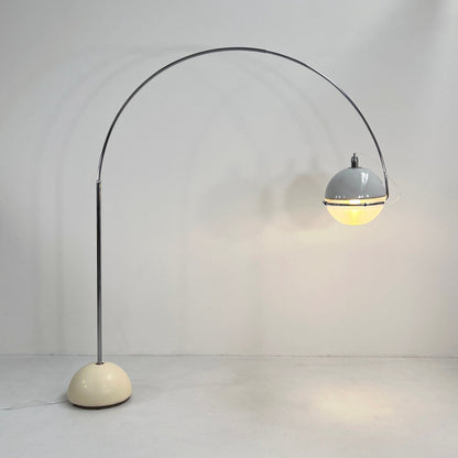 Lampadaire Focus Arc de Fabio Lenci pour Guzzini, vintage 1970