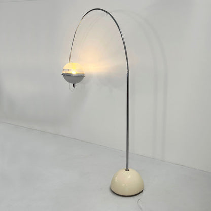 Lampadaire Focus Arc de Fabio Lenci pour Guzzini, vintage 1970