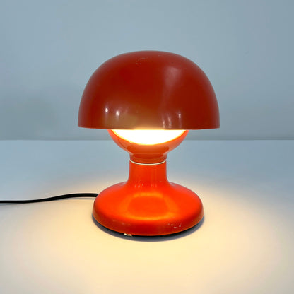 Red Jucker 147 table lamp by Tobia and Afra Scarpa for Flos, 1960s vintage