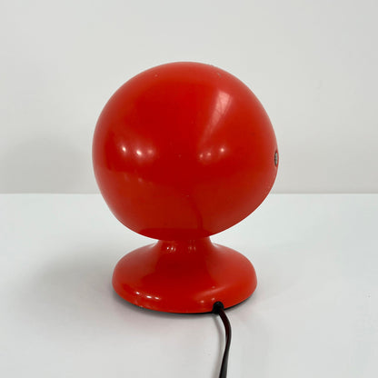 Lampe de table rouge Jucker 147 de Tobia et Afra Scarpa pour Flos, vintage 1960