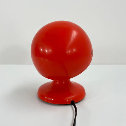 Red Jucker 147 table lamp by Tobia and Afra Scarpa for Flos, 1960s vintage