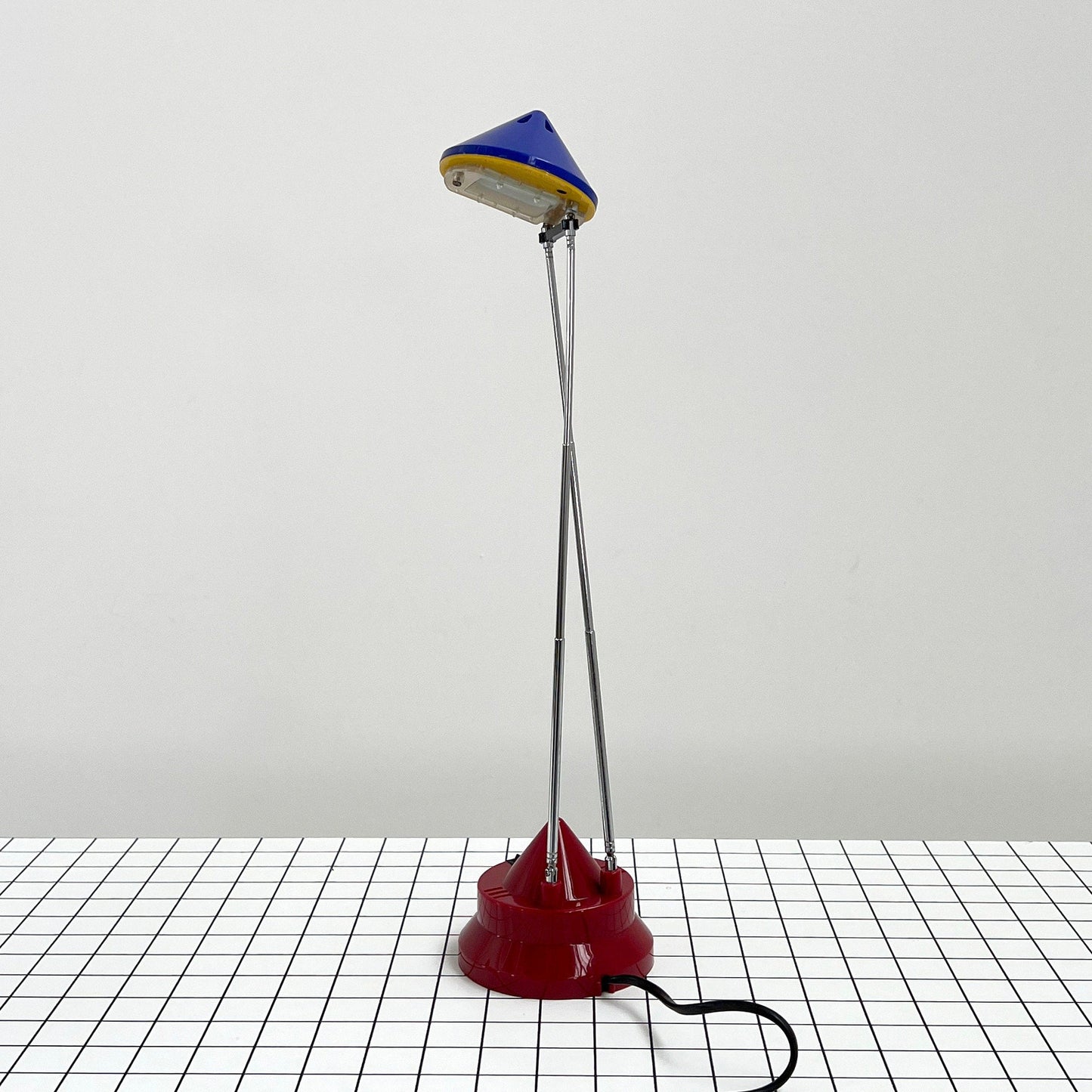 Tricolour Adjustable Desk Lamp, 1980s Vintage