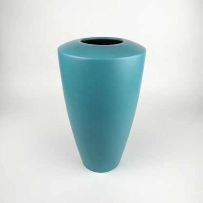 Large 90s ASA Vase Turquoise Green Provence Selection Flower Vase Petrol Ceramic Memphis Milano Germany Postmodern