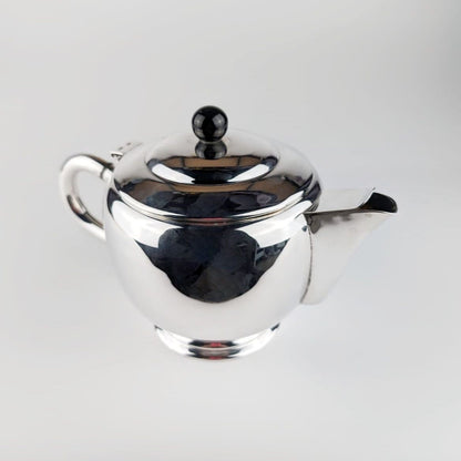 Silver Plated Art Deco Jug Coffee Tea Pot 1930 1950 Silver Italy Jug