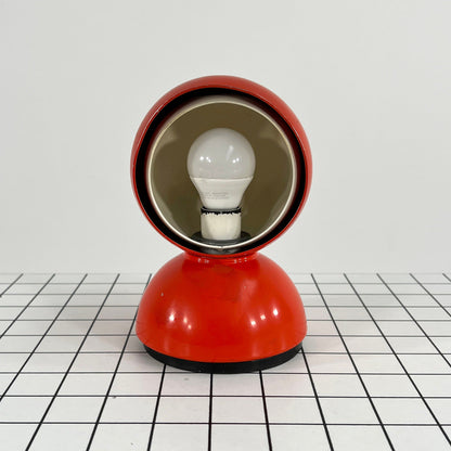 Rote Eclisse Tischlampe von Vico Magistretti für Artemide, 1960er Vintage