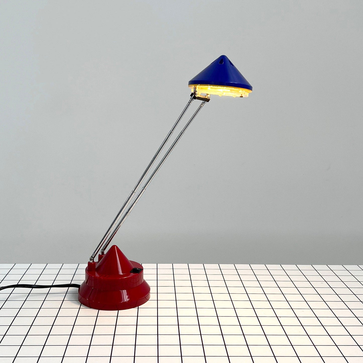 Tricolour Adjustable Desk Lamp, 1980s Vintage