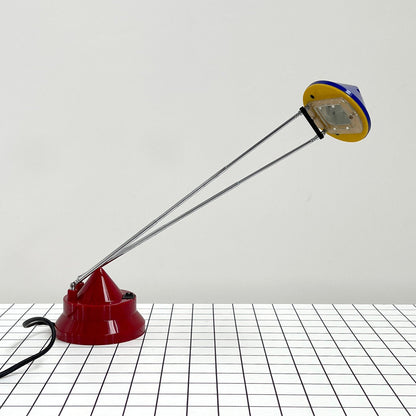 Tricolour Adjustable Desk Lamp, 1980s Vintage