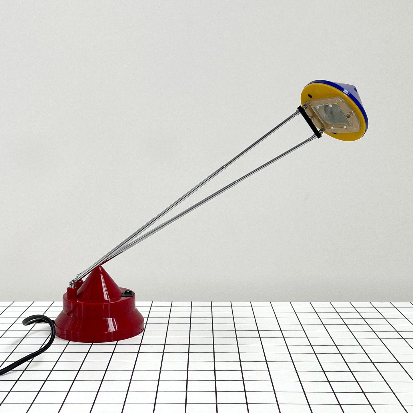 Tricolour Adjustable Desk Lamp, 1980s Vintage