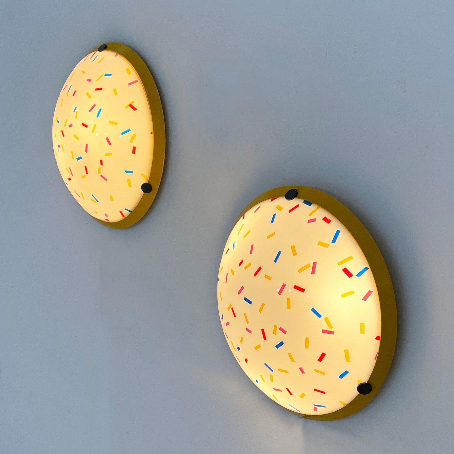 Confettis wall lamp by Valenti, 1980s vintage