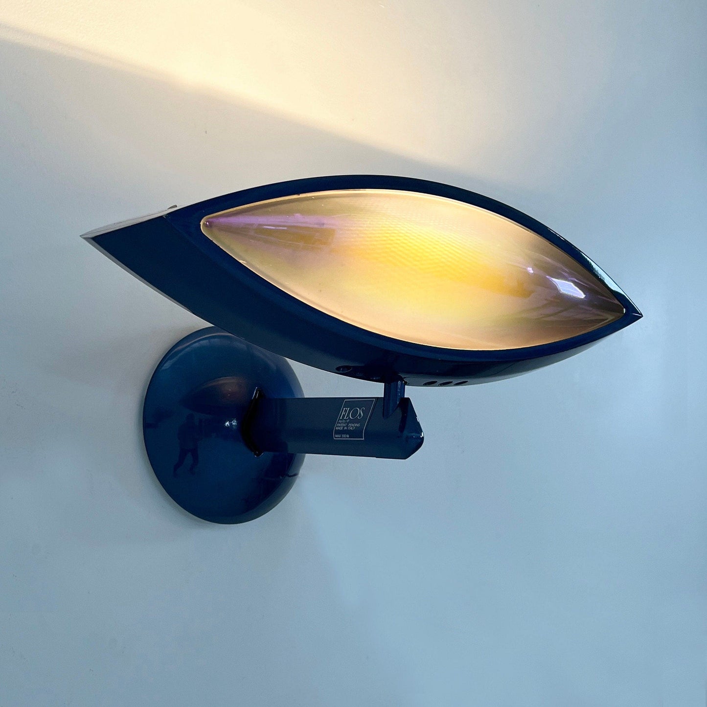 Blue Aeto wall lamp by Fabio Lombardo for Flos, 1980s vintage