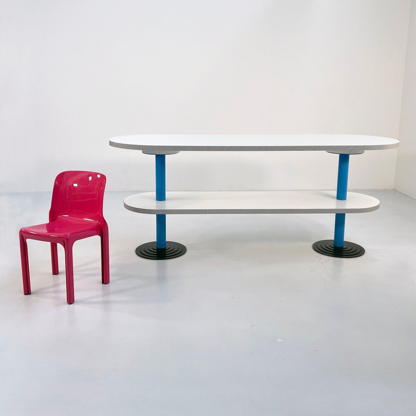 Grande console Kroma par Antonia Astori pour Driade, vintage 1980