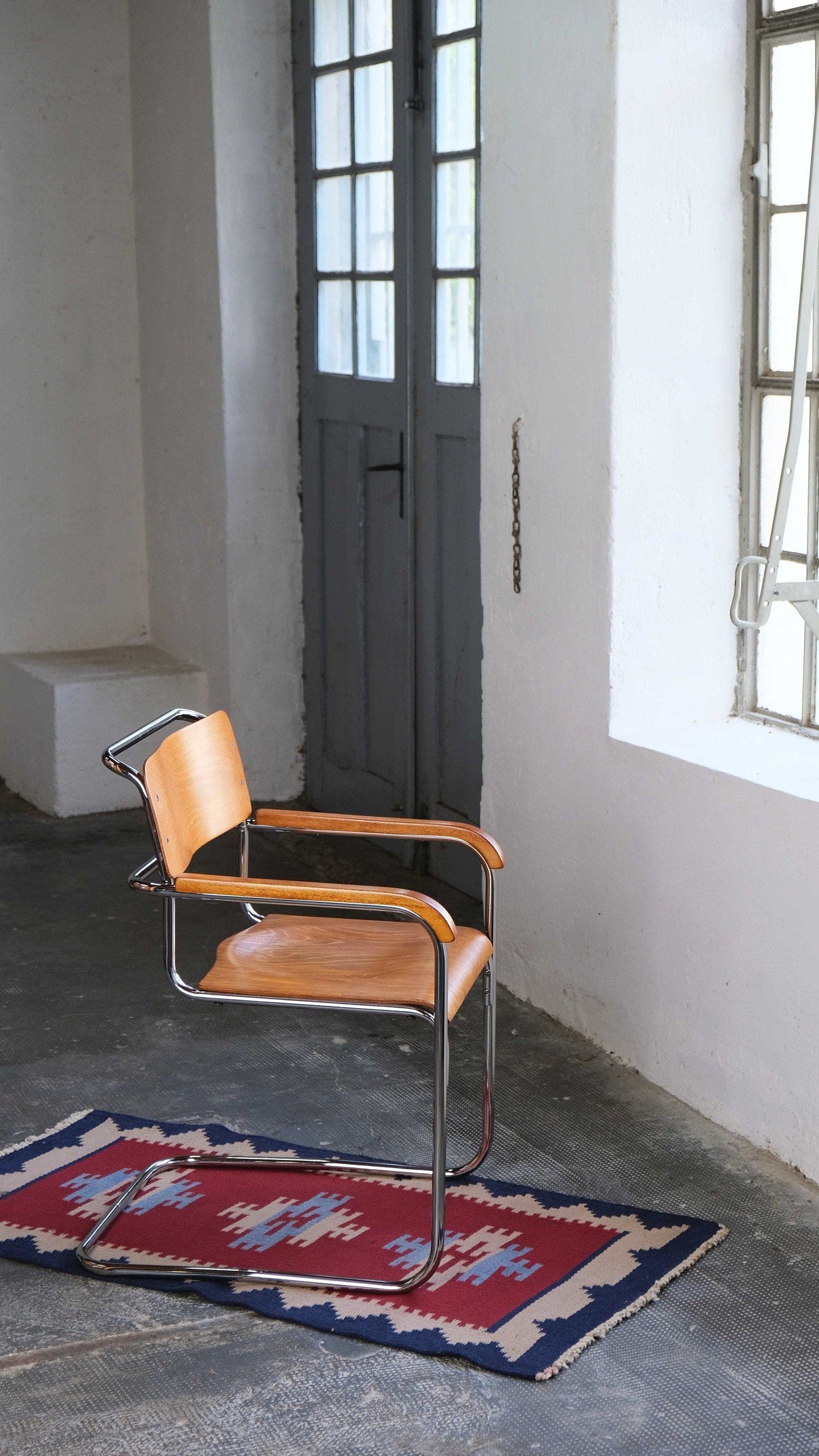 Chaise cantilever Bauhaus, modèle B34 par Marcel Breuer Vintage