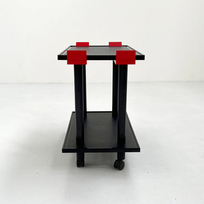 Postmodern trolley by Anna Castelli Ferrieri for Kartell, 1980s vintage