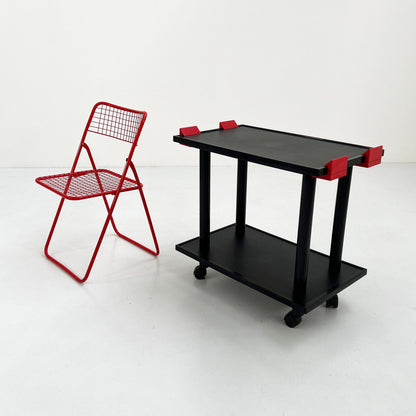 Postmodern trolley by Anna Castelli Ferrieri for Kartell, 1980s vintage