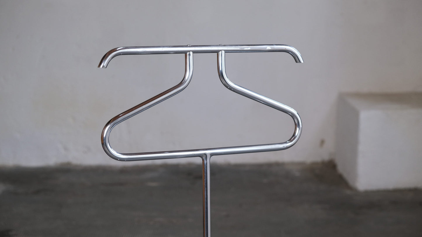 Bauhaus coat rack / valet stand made of steel tubes vintage