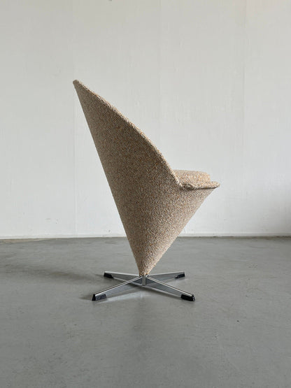 Iconic Verner Panton 'Cone' Chair, 1950s Denmark Vintage