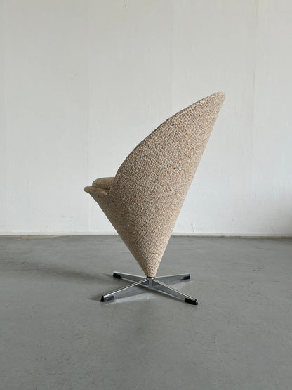 Iconic Verner Panton 'Cone' Chair, 1950s Denmark Vintage