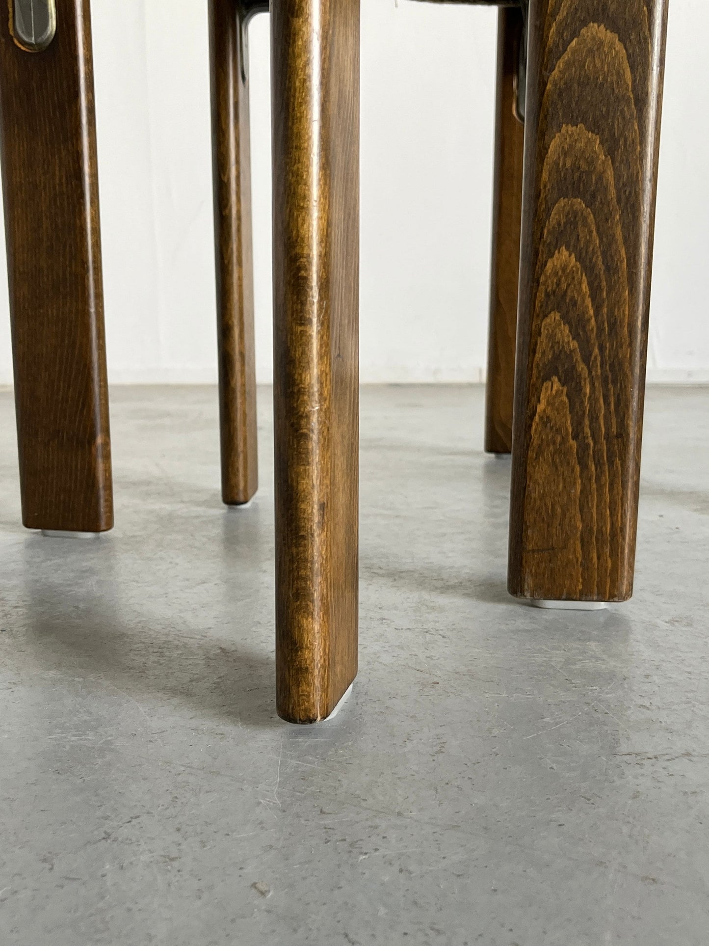 Ensemble de 2 chaises à manger empilables modernes du milieu du siècle Bruno Rey pour Kusch+Co, millésime allemand des années 1990