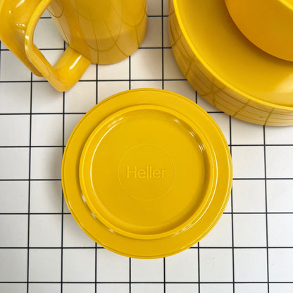 Tableware set by Massimo Vignelli for Heller, 1970s vintage