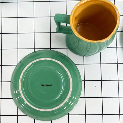 Ceramic tea service by Massimo Iosa Ghini for Naj Oleari, 1980s vintage