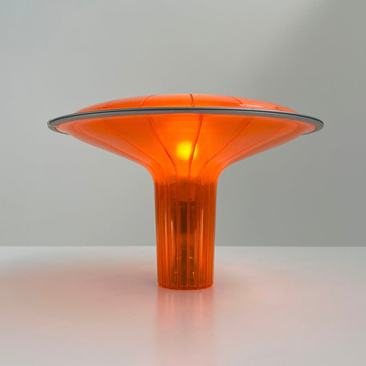 Orange Agaricon D36 table lamp by Ross Lovegrove for Luceplan, 2000s vintage