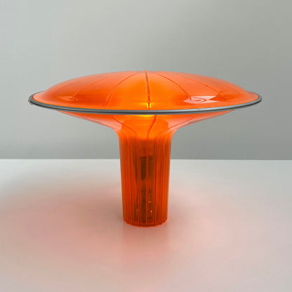 Orange Agaricon D36 table lamp by Ross Lovegrove for Luceplan, 2000s vintage