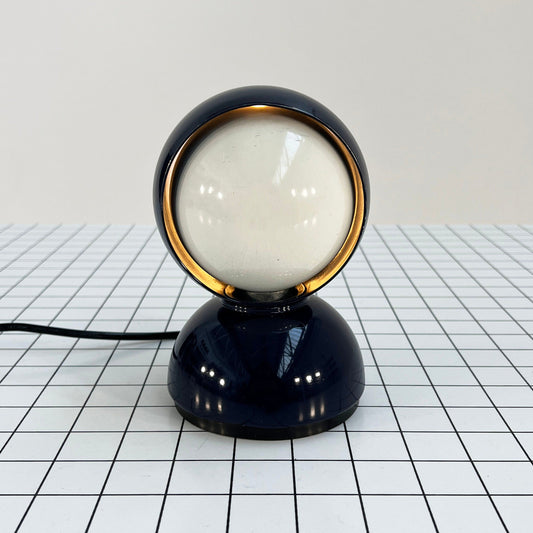 Blue Eclisse table lamp by Vico Magistretti for Artemide, 1960s vintage