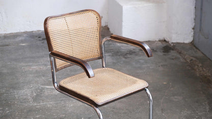 Suite de 4 chaises cantilever Bauhaus K 17 par Slezák comme Thonet S 64 Variation Vintage