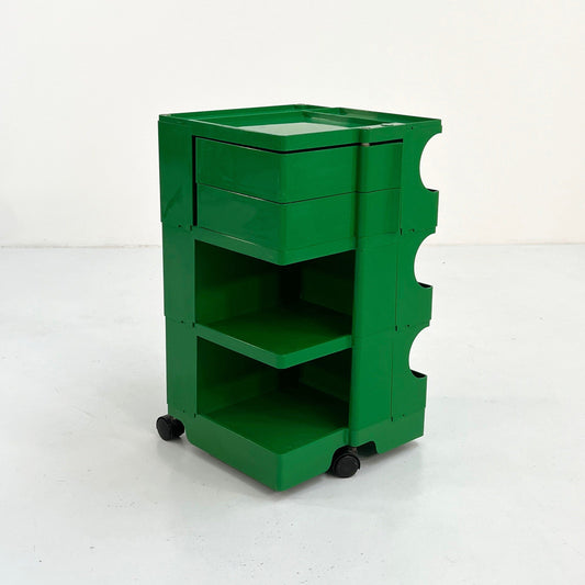 Green Boby Trolley by Joe Colombo for Bieffeplast, 1960s Vintage