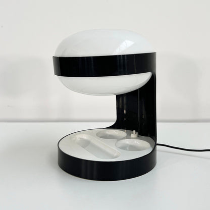 Lampe de table noire KD29 par Joe Colombo pour Kartell, vintage 1960