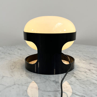 Black KD27 table lamp by Joe Colombo for Kartell, 1960s vintage