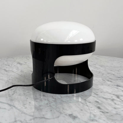 Black KD27 table lamp by Joe Colombo for Kartell, 1960s vintage