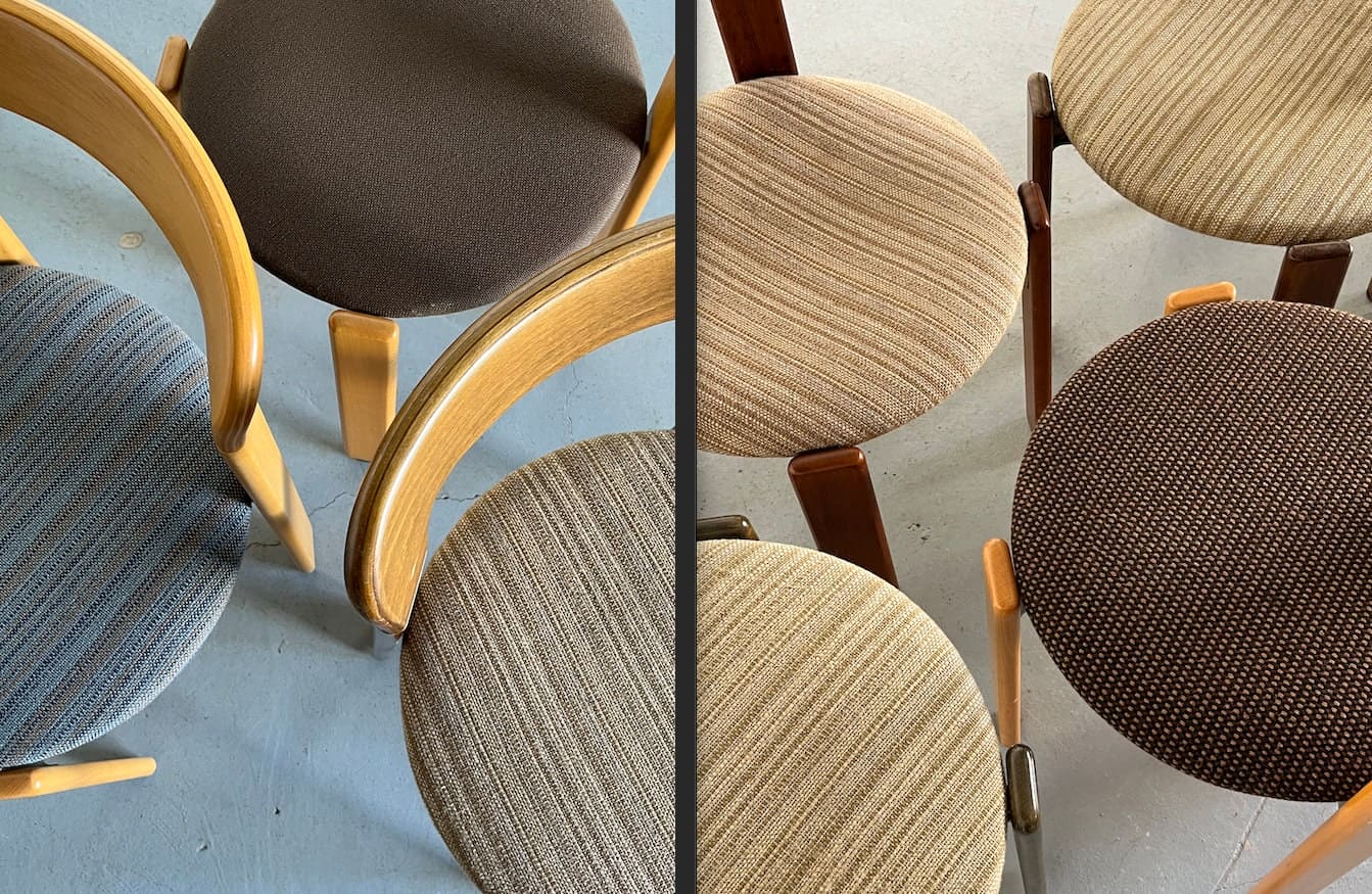 Bruno Rey Stackable Mid-Century Modern Dining Chairs for Kusch+Co, 1990s Germany Vintage