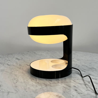 Lampe de table noire KD29 par Joe Colombo pour Kartell, vintage 1960