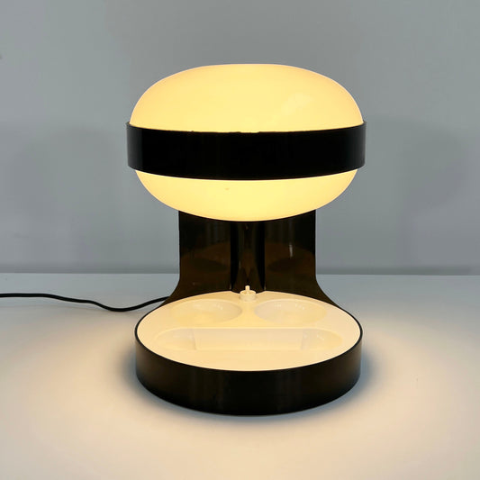 Black KD29 table lamp by Joe Colombo for Kartell, 1960s vintage