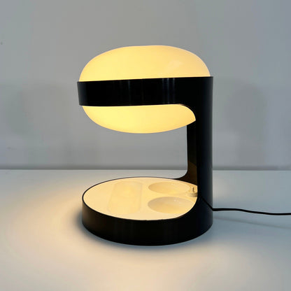 Lampe de table noire KD29 par Joe Colombo pour Kartell, vintage 1960