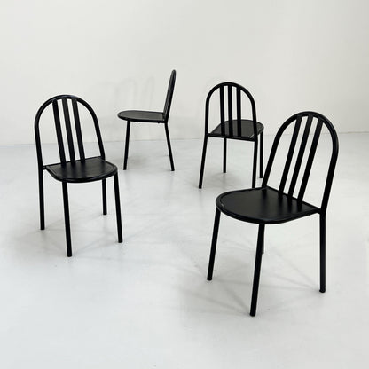 Ensemble de 4 chaises No.222 par Robert Mallet-Stevens pour Pallucco Italia, 1980s