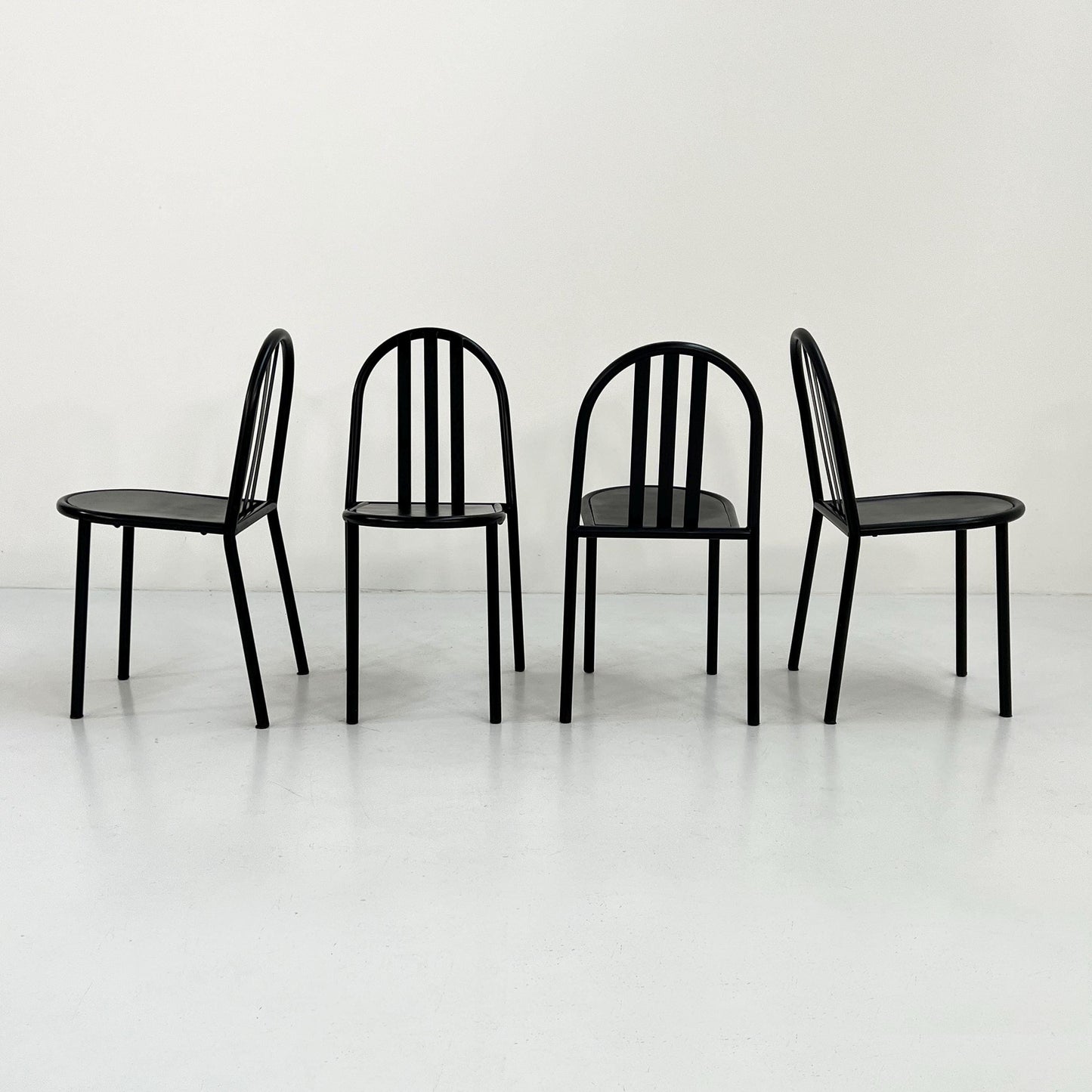 Ensemble de 4 chaises No.222 par Robert Mallet-Stevens pour Pallucco Italia, 1980s