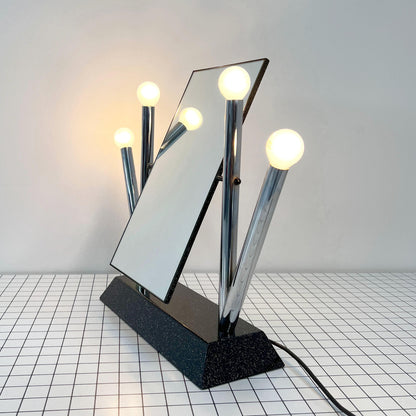 Yucca table mirror by Anna Anselmi for Bieffeplast, 1980s vintage