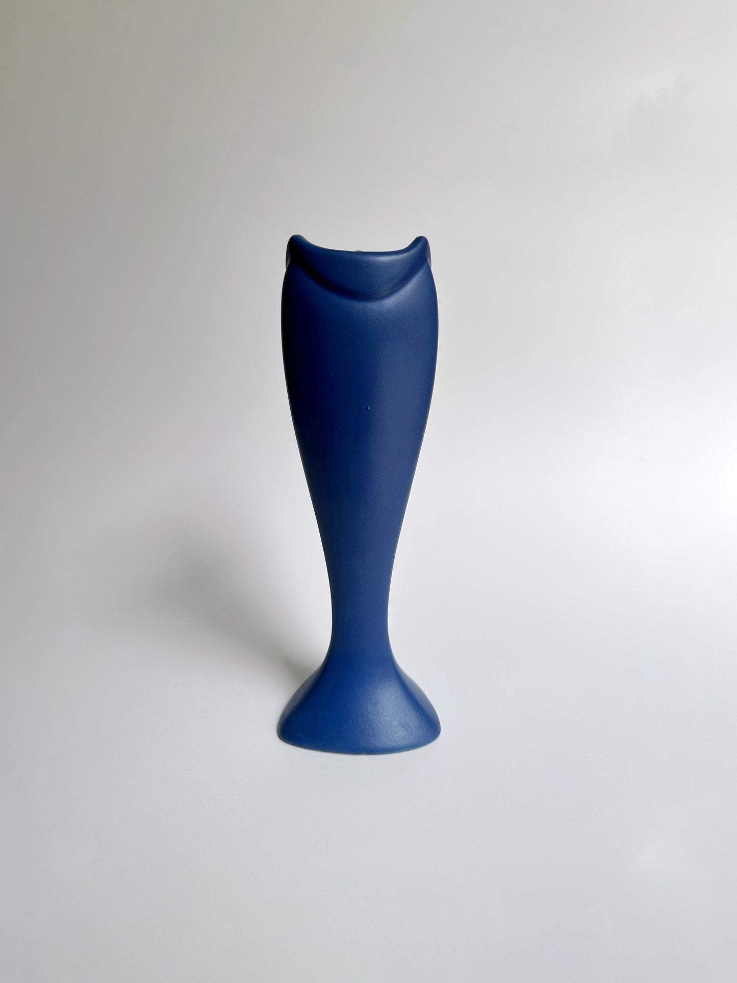 Vase ASA Bleu Vase à Fleurs Céramique Memphis Milano Années 90 Années 90 1990 Années 1990 Allemagne Outremer Cobalt Bleu Postmodern vintage